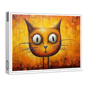 raxxa Premium-Puzzle: Absurde Katzenkunst Im Stil von Salvador Dali
