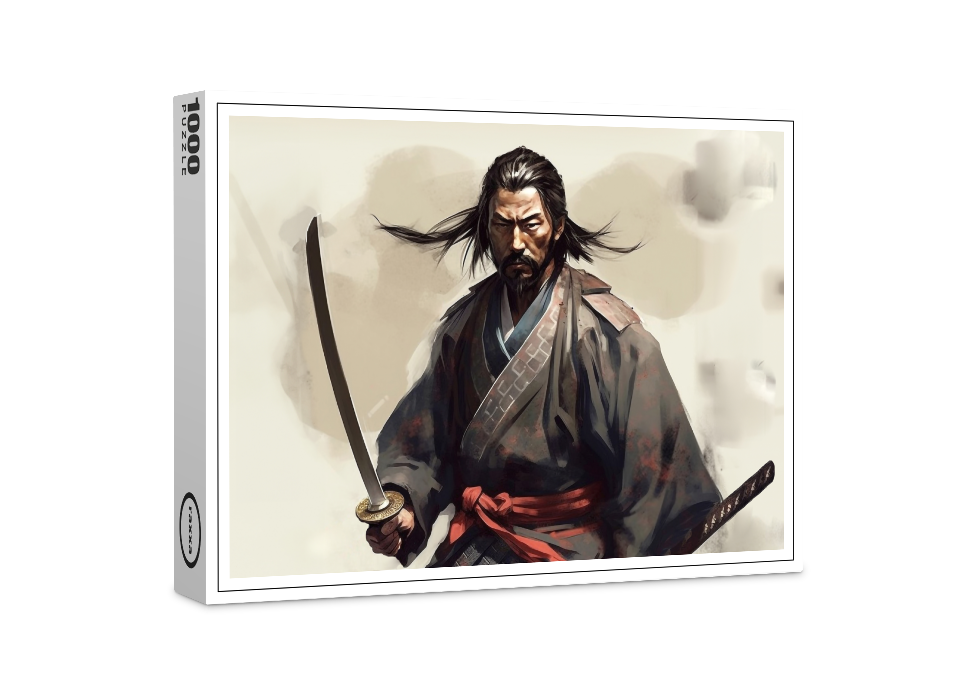 raxxa Premium-Puzzle: Samurai Krieger mit Katana
