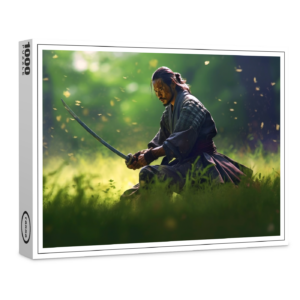 raxxa Premium-Puzzle: Samurai Krieger beim Training im Feld