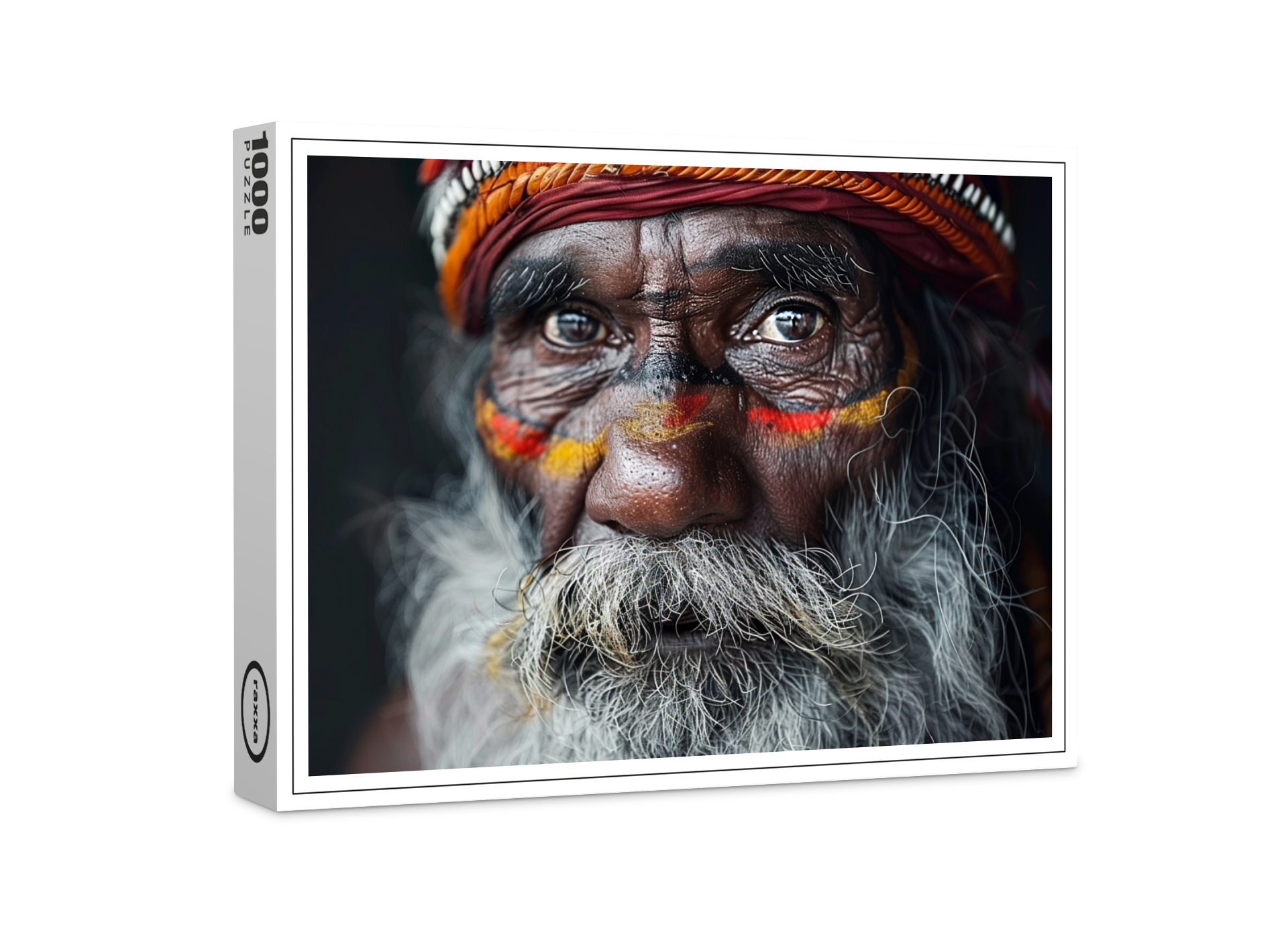 raxxa Premium-Puzzle: Aborigines Mann