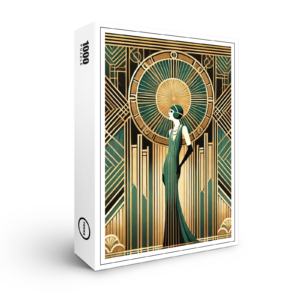 raxxa Premium-Puzzle: Opulent Elegance A Tribute to Art Deco