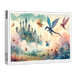 raxxa Premium-Puzzle: Enchanted Castle and Fairies