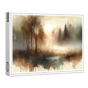raxxa Premium-Puzzle: Misty Forest Escape