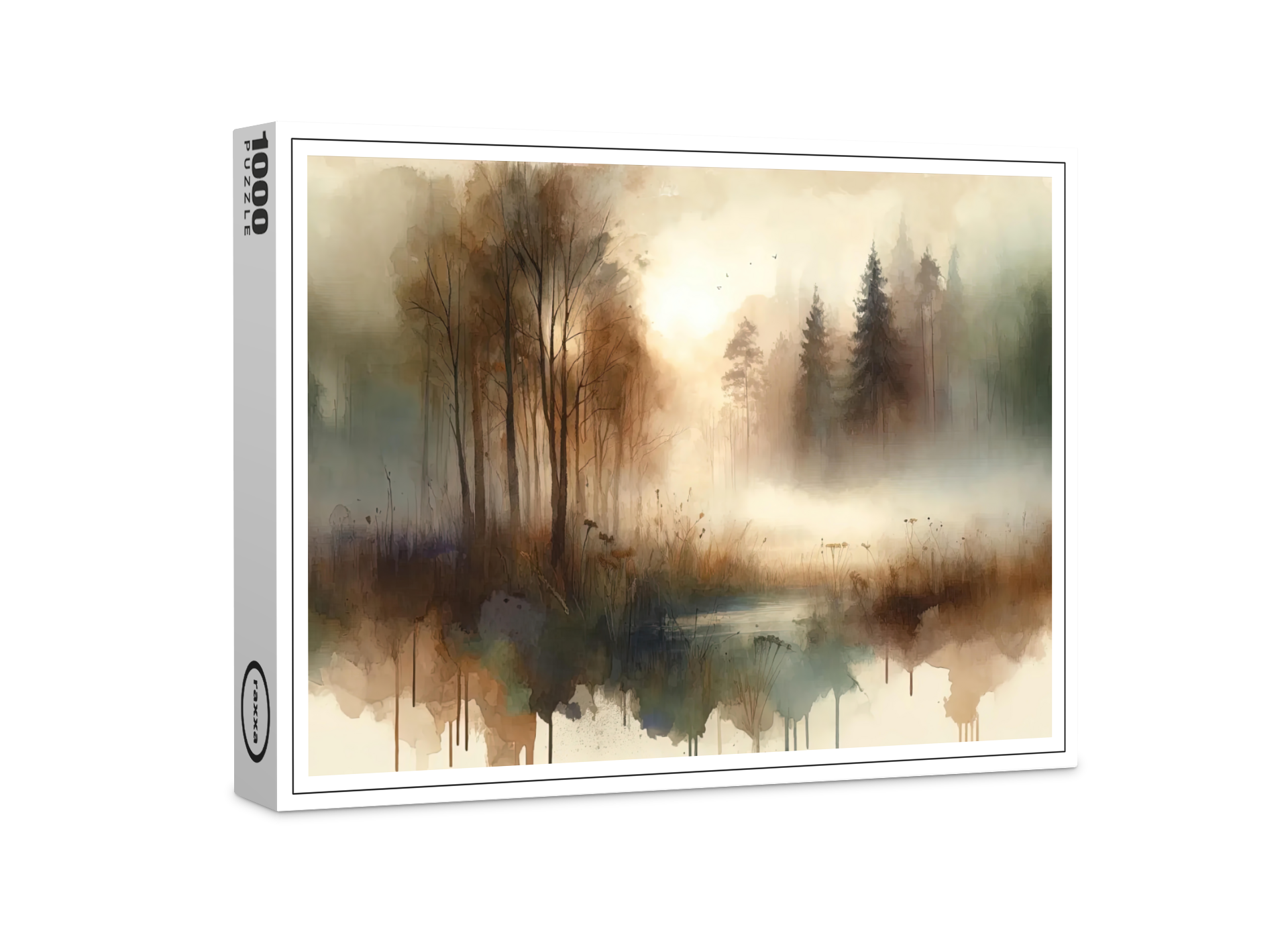 raxxa Premium-Puzzle: Misty Forest Escape