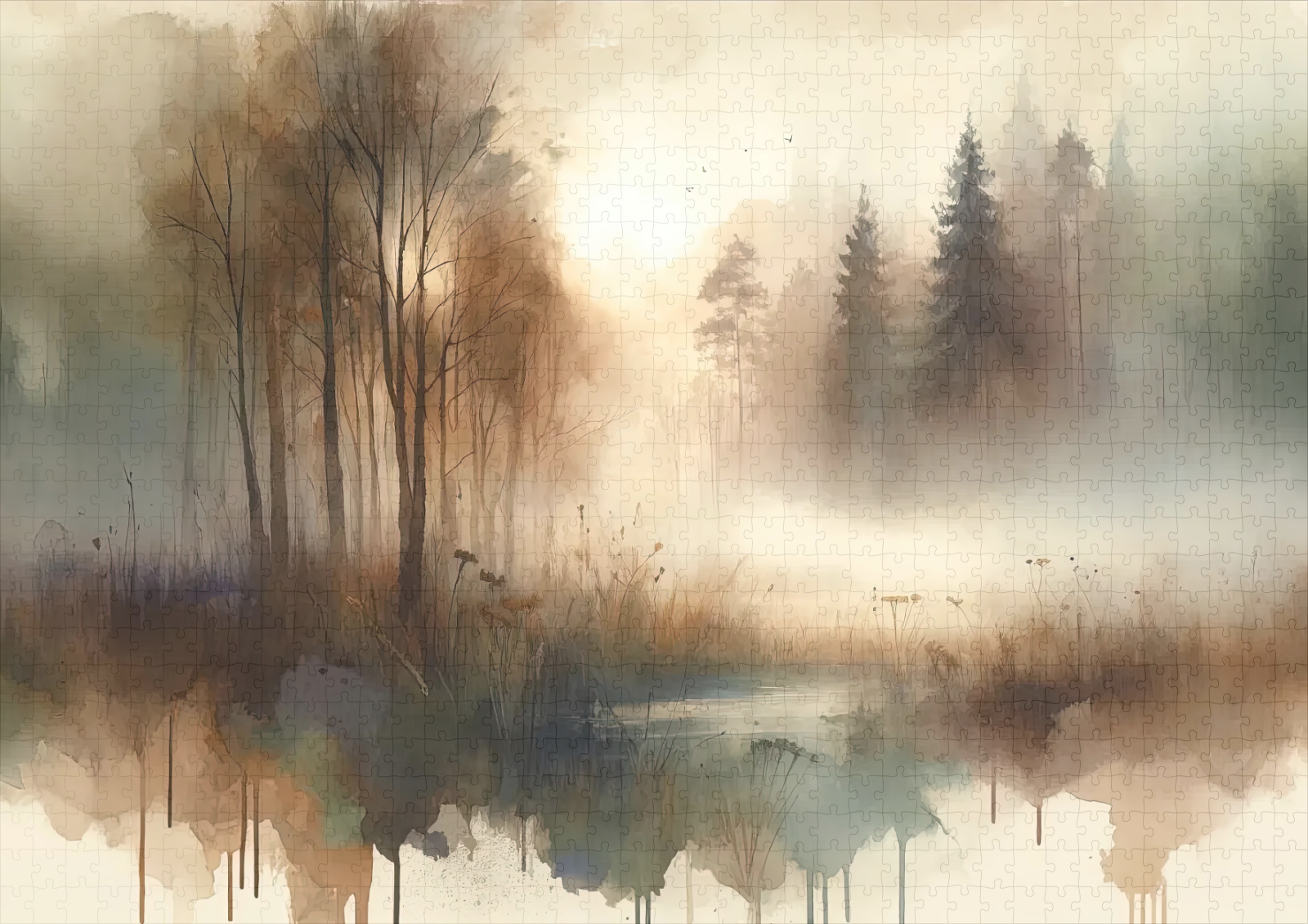 raxxa Premium-Puzzle: Misty Forest Escape – Image 2