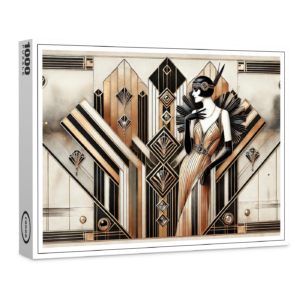 raxxa Premium-Puzzle: Gatsby Glamour Art Deco Scene