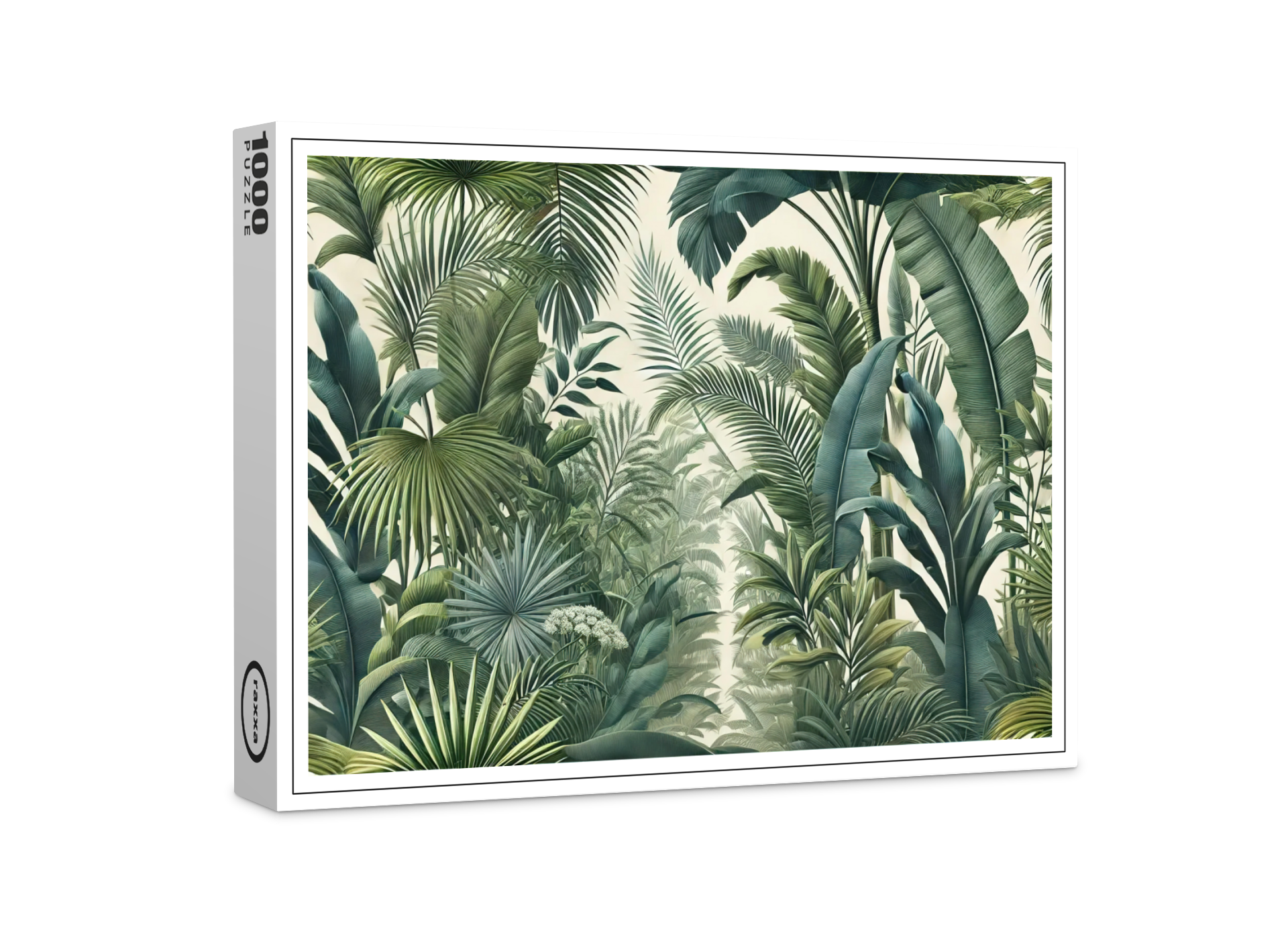 raxxa Premium-Puzzle: Exotic Leafy Paradise