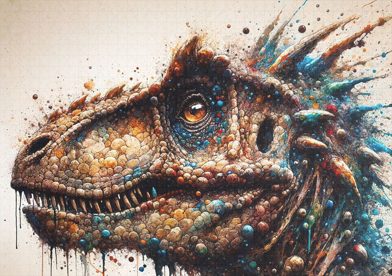 raxxa Premium-Puzzle: Powerful Dinosaur – Image 2