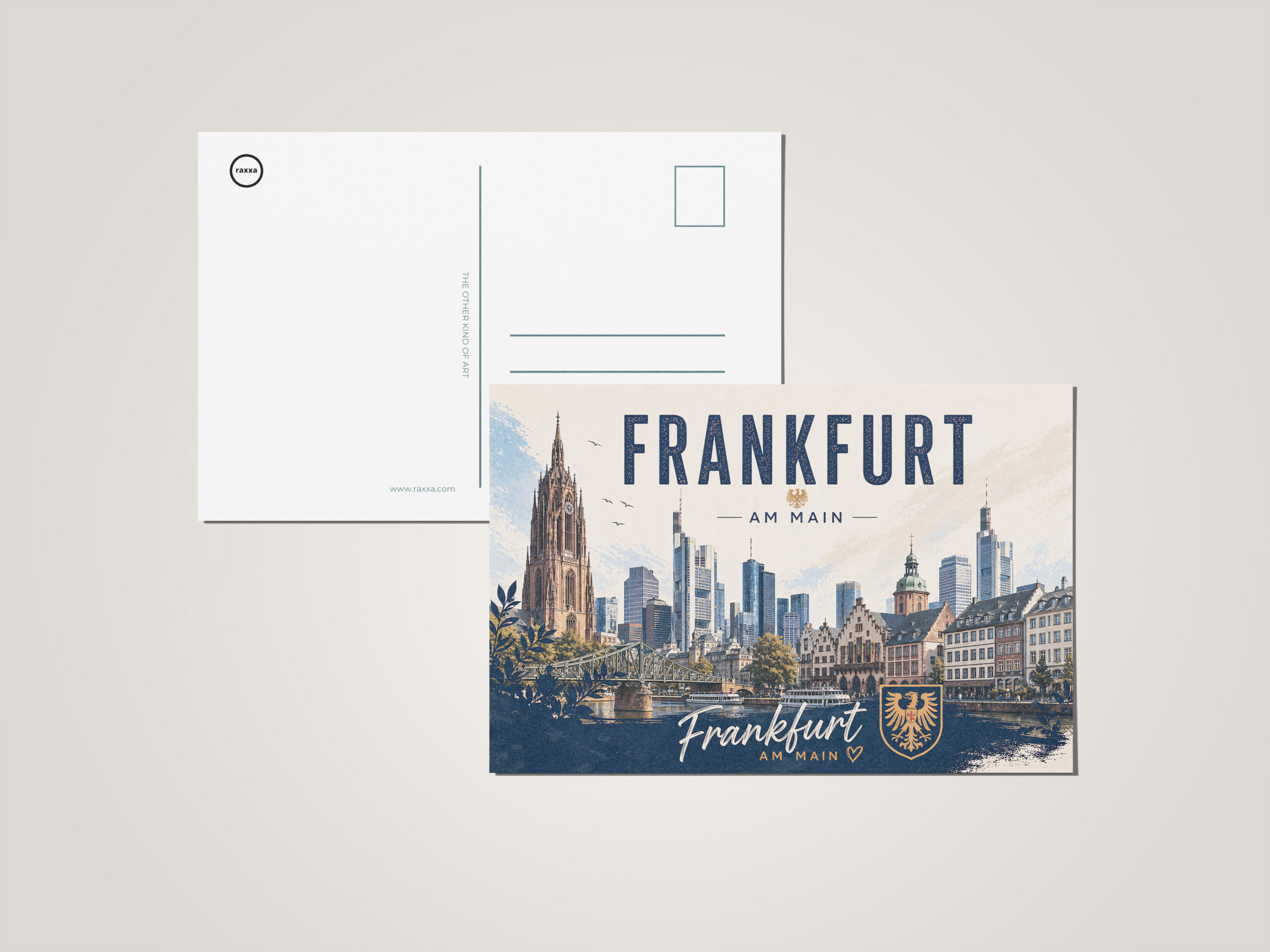 raxxa Postkarte: Frankfurt am Main