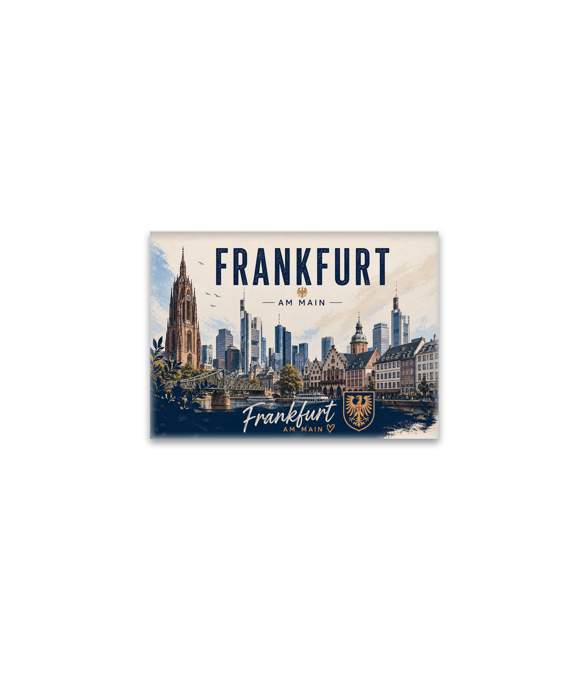 raxxa Glas-Magnet: Frankfurt am Main