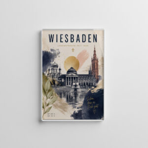raxxa Glas-Magnet: Wiesbaden