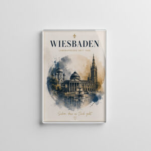 raxxa Glas-Magnet: Wiesbaden - II