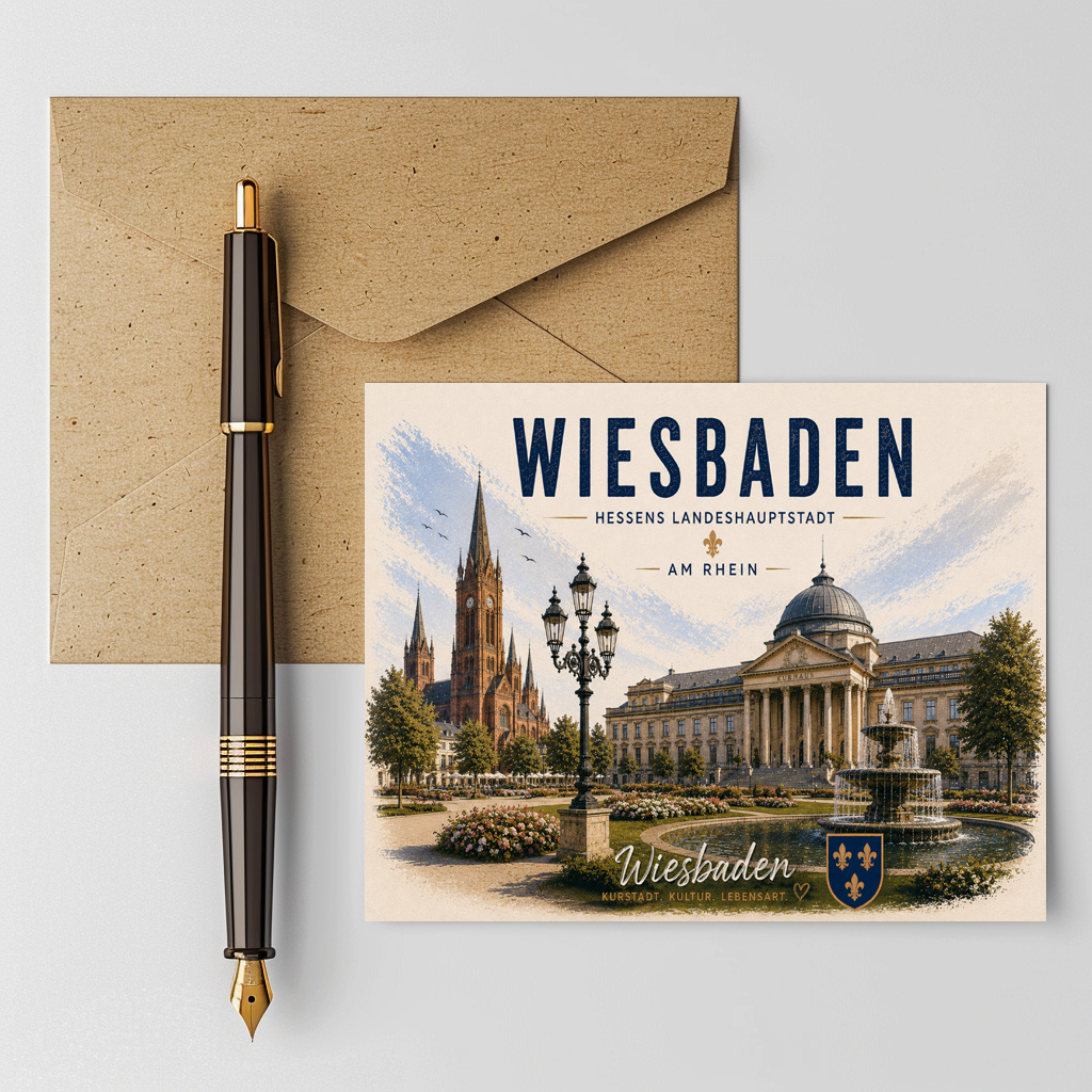 raxxa Postkarte: Wiesbaden - IV - Imagen 2