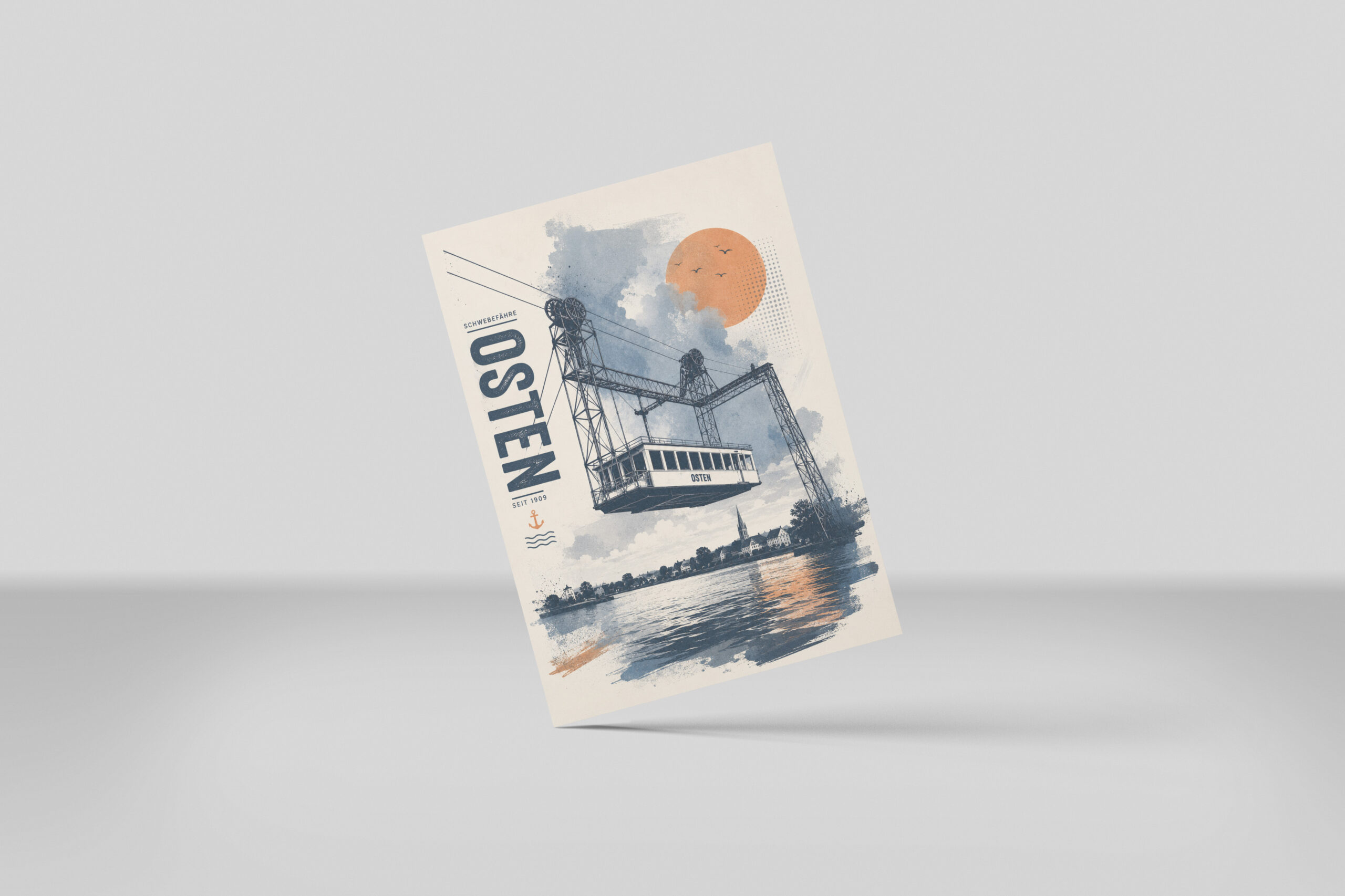 raxxa Postkarte: Schwebefähre - Osten - immagine 3