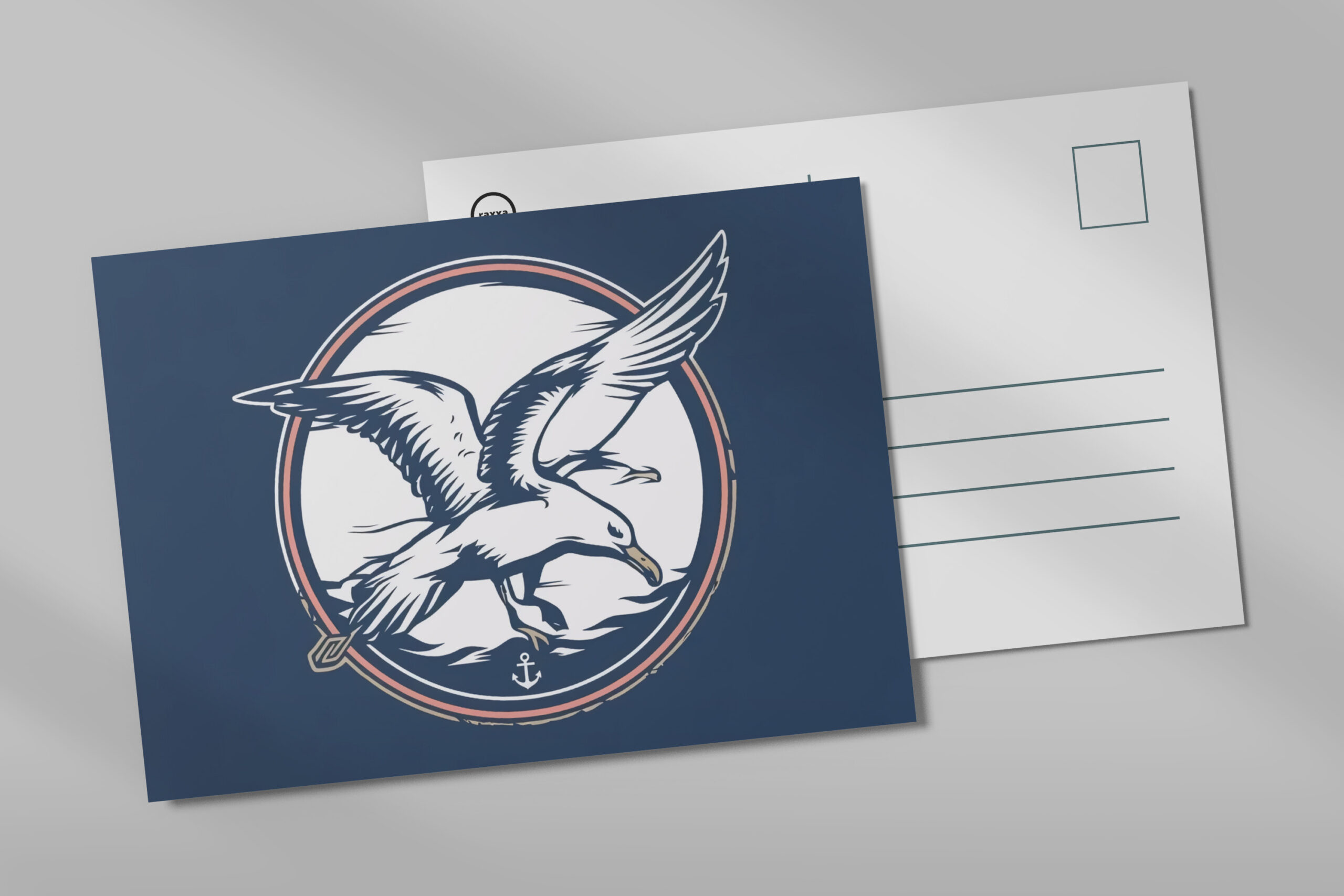 raxxa Postkarte: Küstenemblem