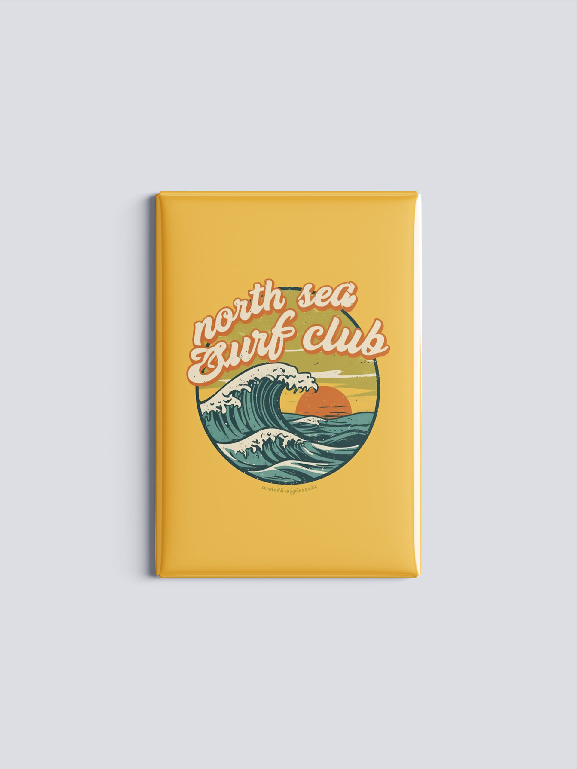 raxxa Glas-Magnet: North Sea Surf Club