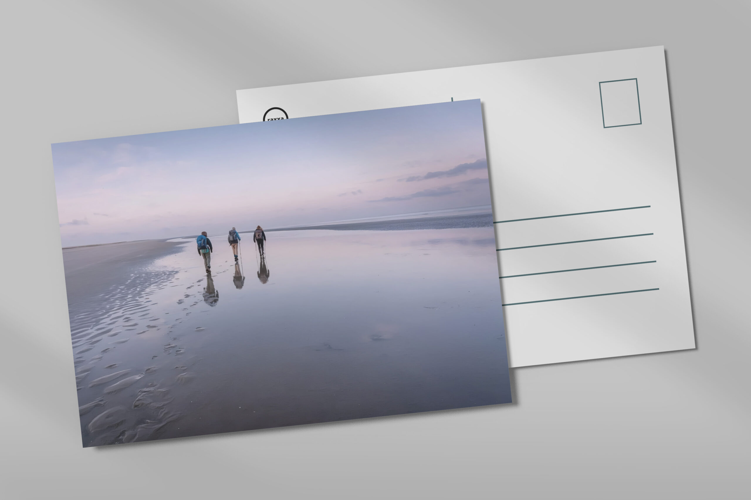 raxxa Postkarte: Weite im Watt