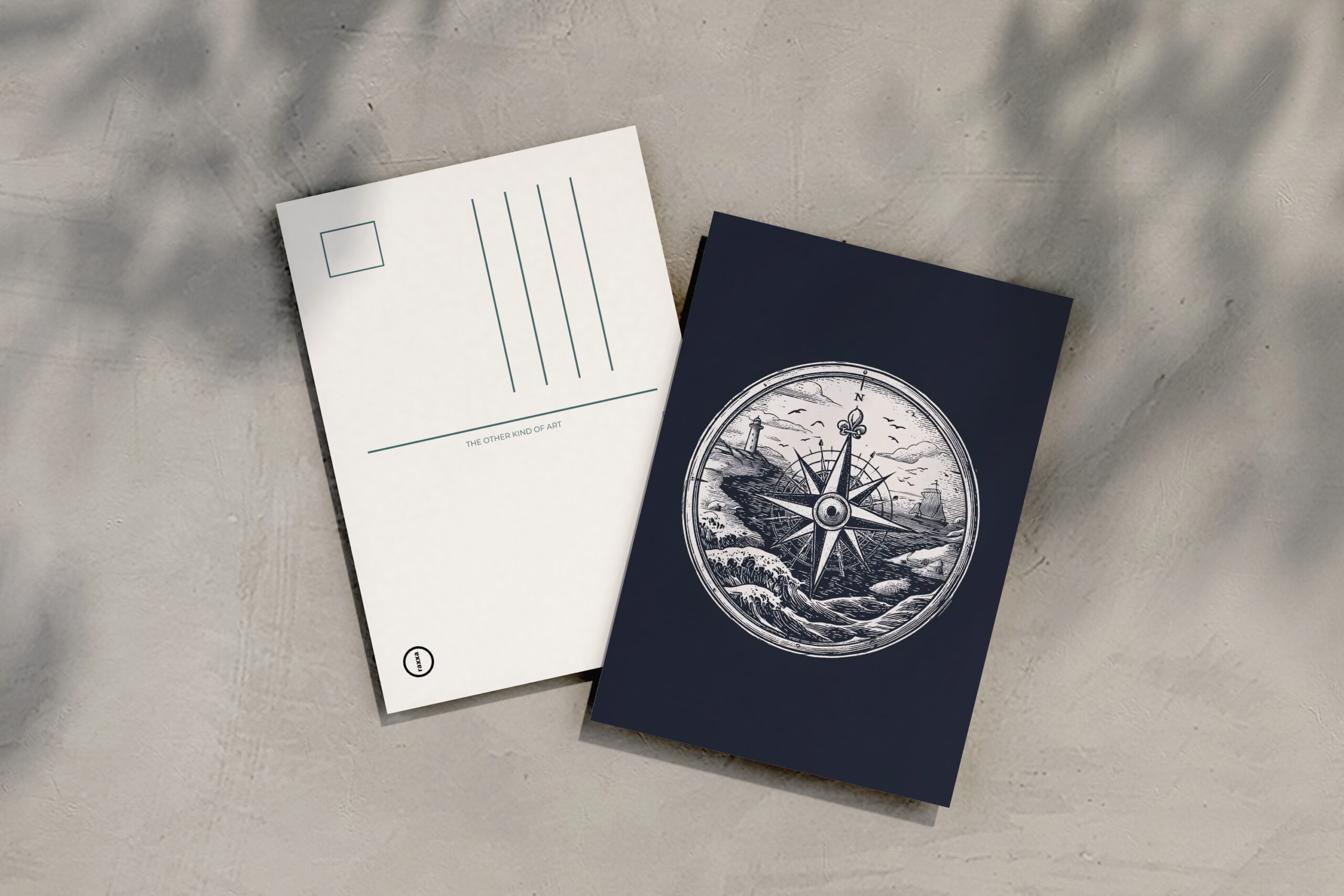 raxxa Postkarte: Kompass der Küste