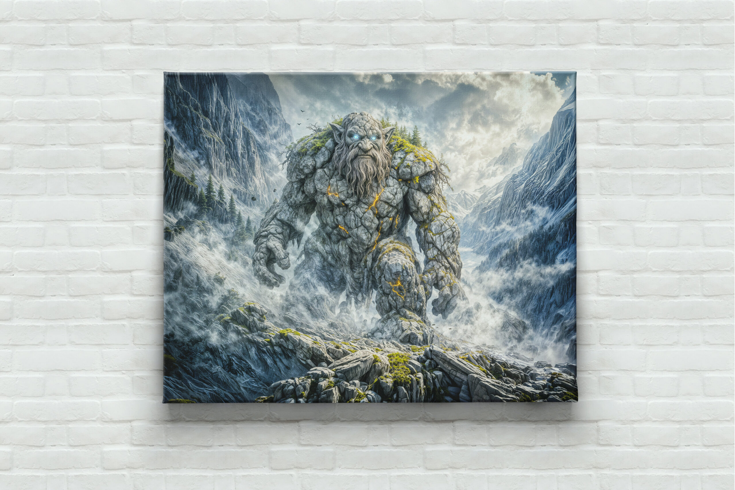 raxxa Canva: Dynamic Fantasy Troll in Dramatic Atmospheric Landscape – Image 3