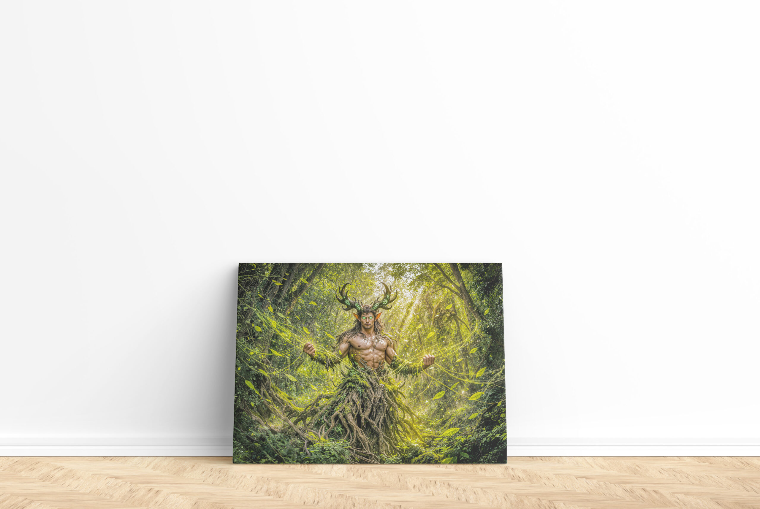 raxxa Canva: Dynamic Fantasy Faun in Enchanted Forest Atmosphere - immagine 2