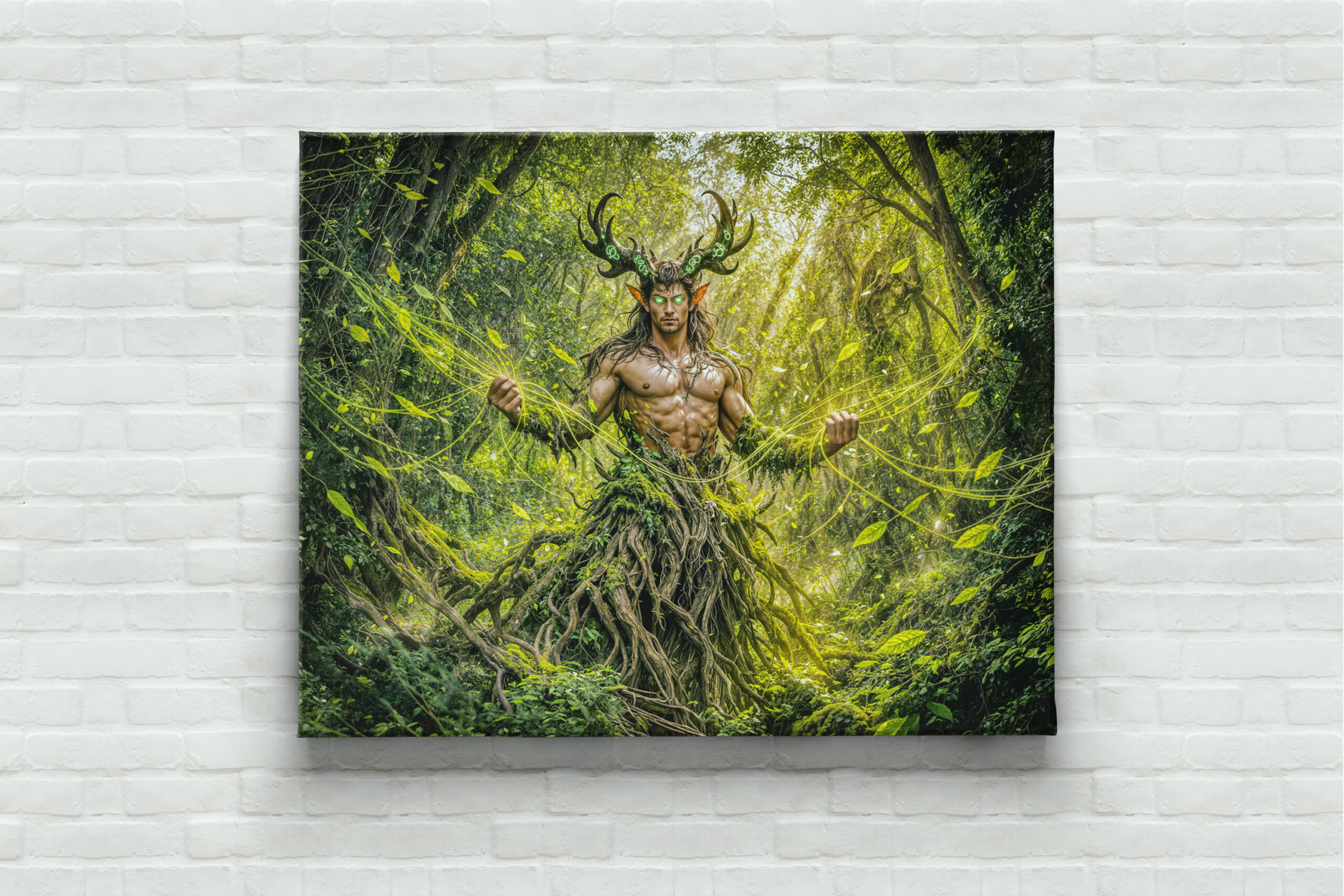 raxxa Canva: Dynamic Fantasy Faun in Enchanted Forest Atmosphere - immagine 3