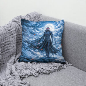 Kissen: Dynamic Fantasy Vampire in Dramatic Nocturnal Atmosphere