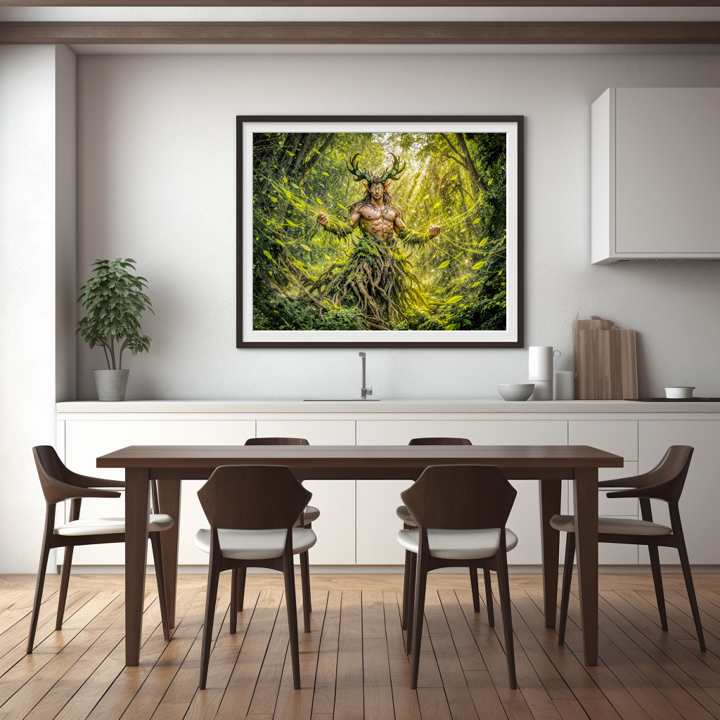 Poster: Dynamic Fantasy Faun in Enchanted Forest Atmosphere – Image 3