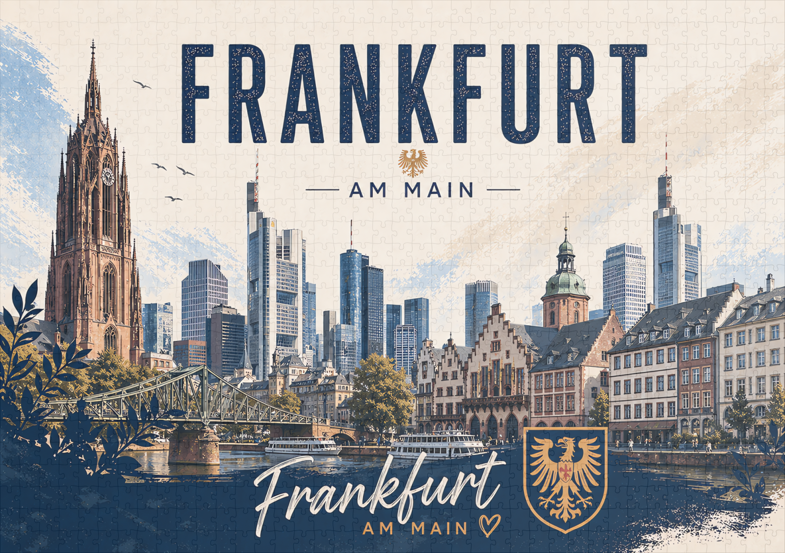 raxxa Premium-Puzzle: Frankfurt am Main – Bild 2