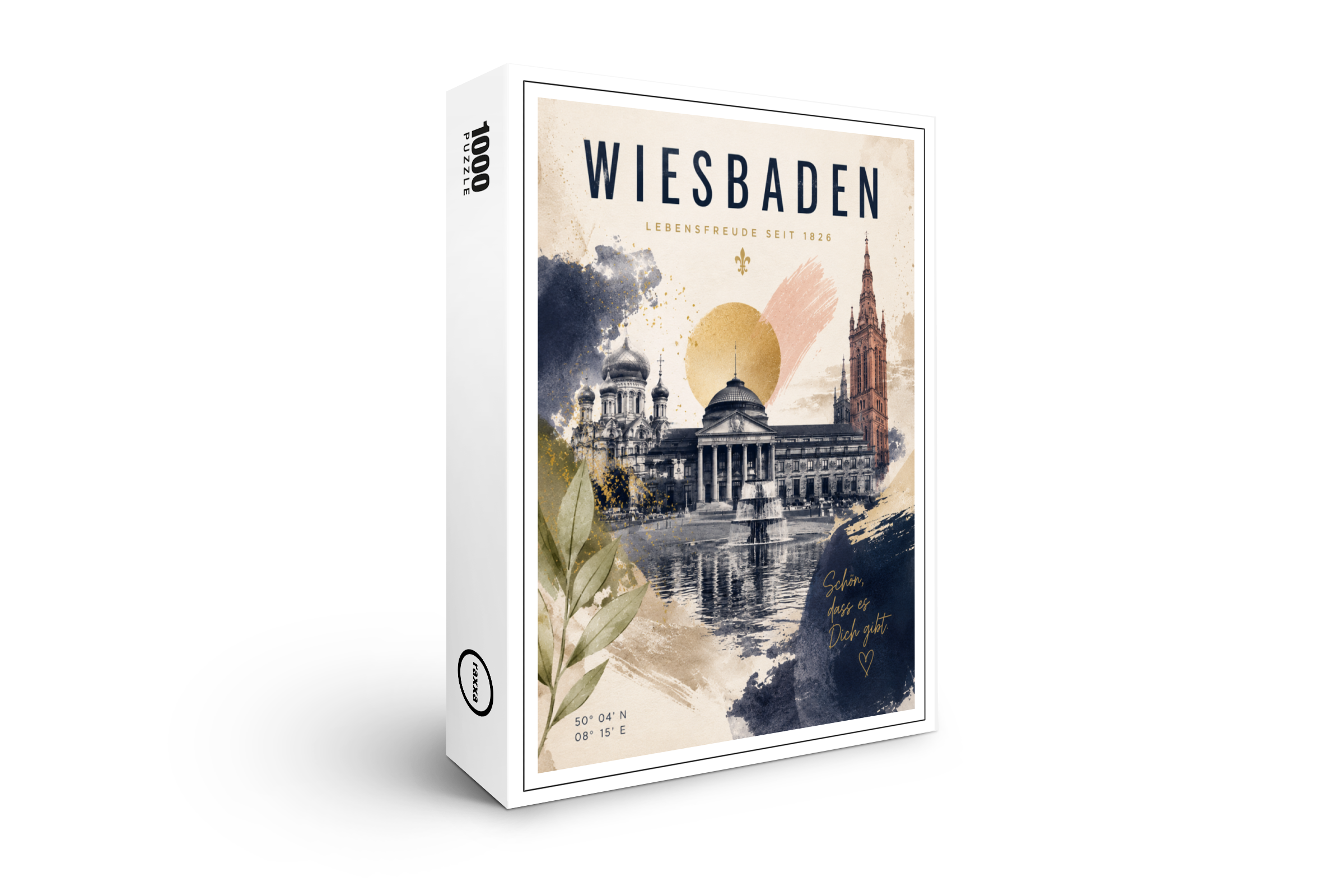 raxxa Premium-Puzzle: Wiesbaden