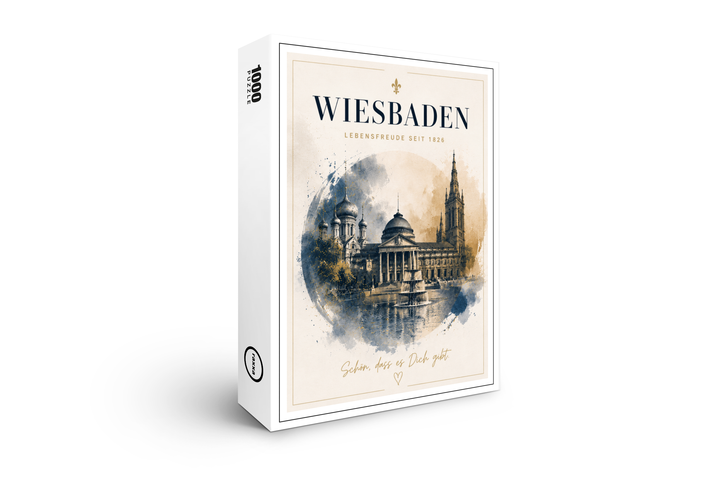 raxxa Premium-Puzzle: Wiesbaden - II