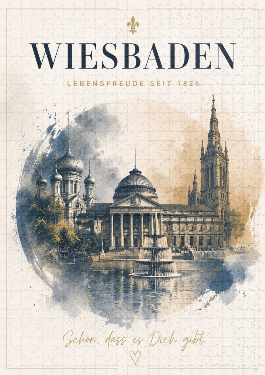 raxxa Premium-Puzzle: Wiesbaden - II – Bild 2
