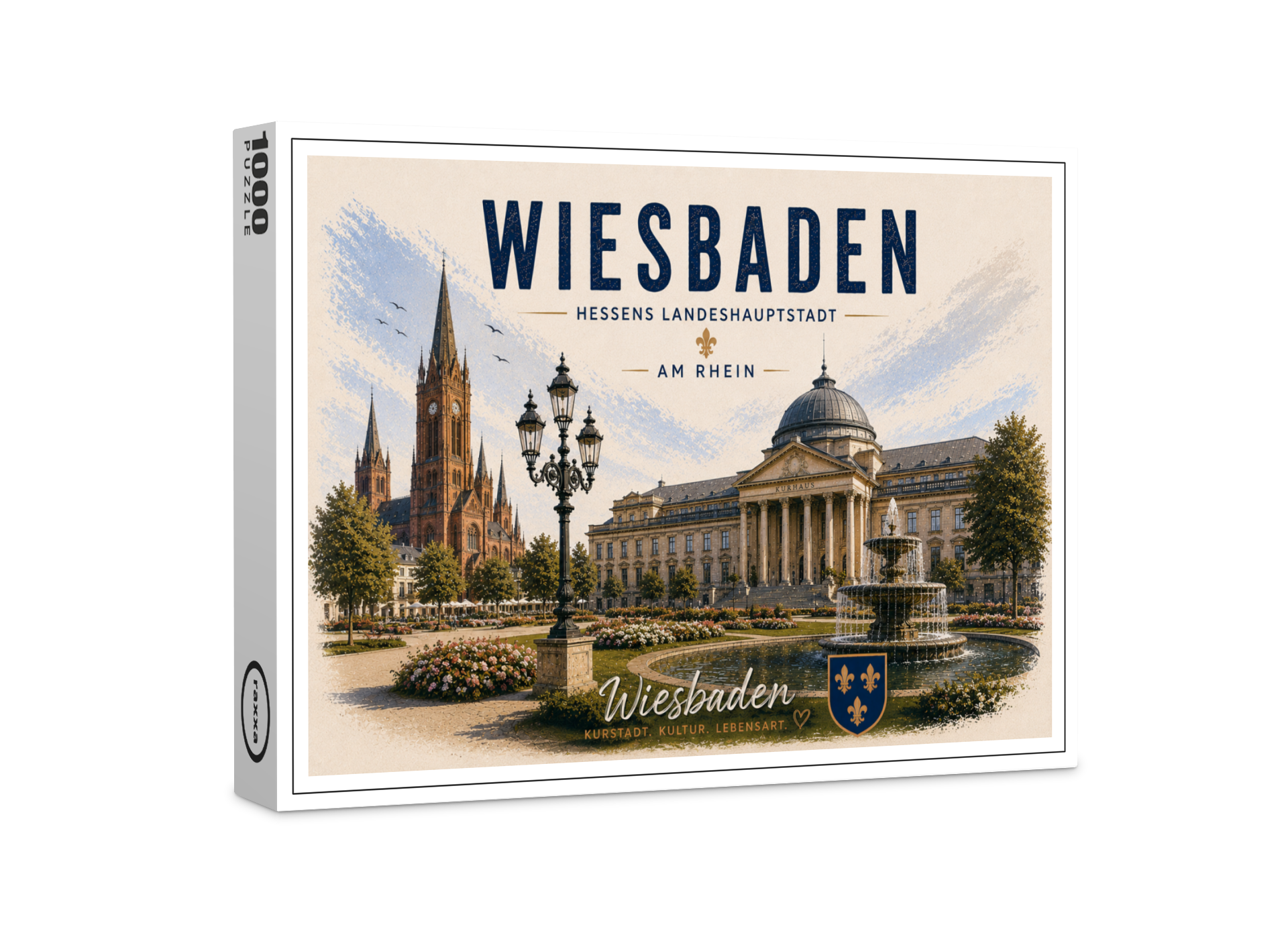 raxxa Premium-Puzzle: Wiesbaden - IV