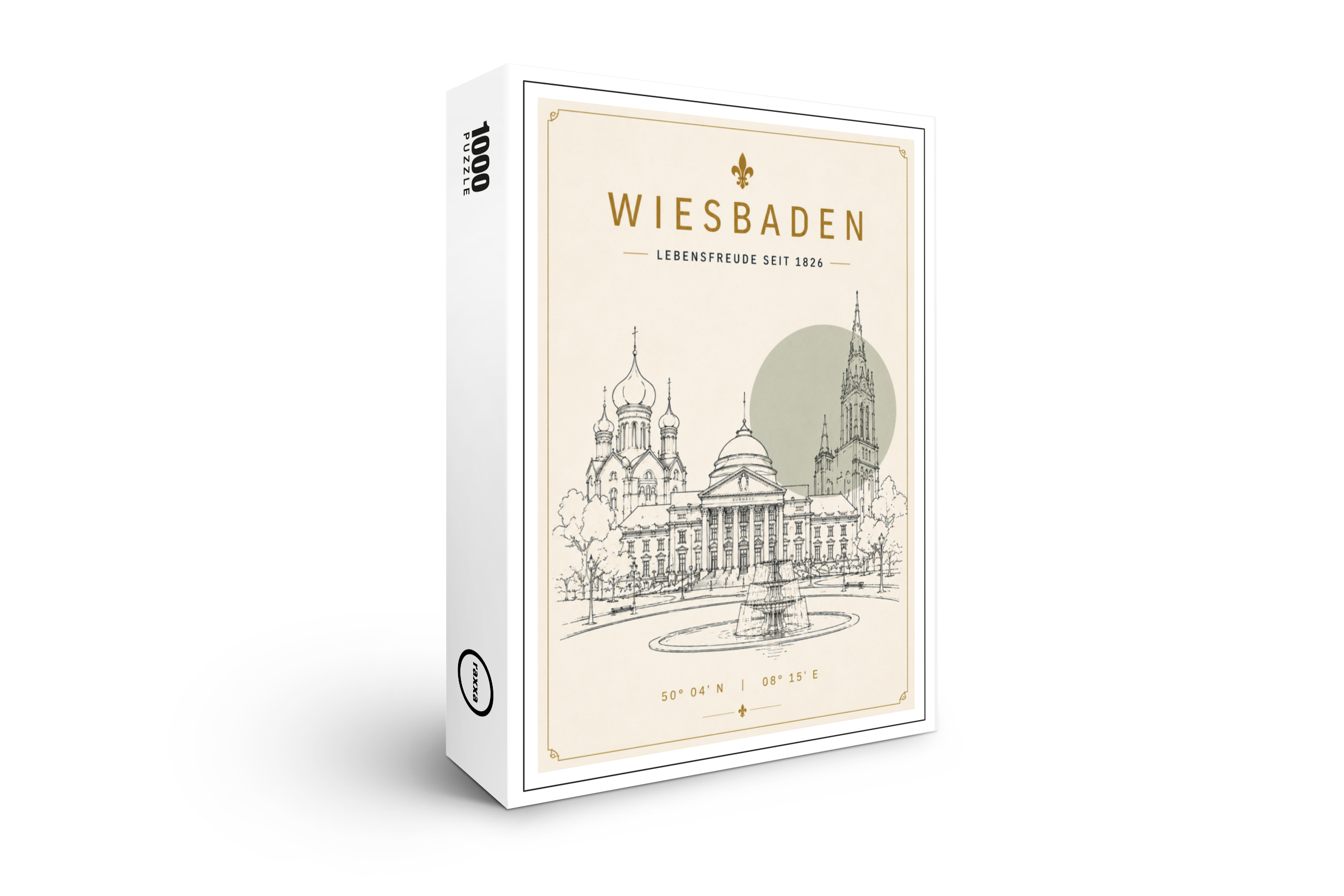 raxxa Premium-Puzzle: Wiesbaden V