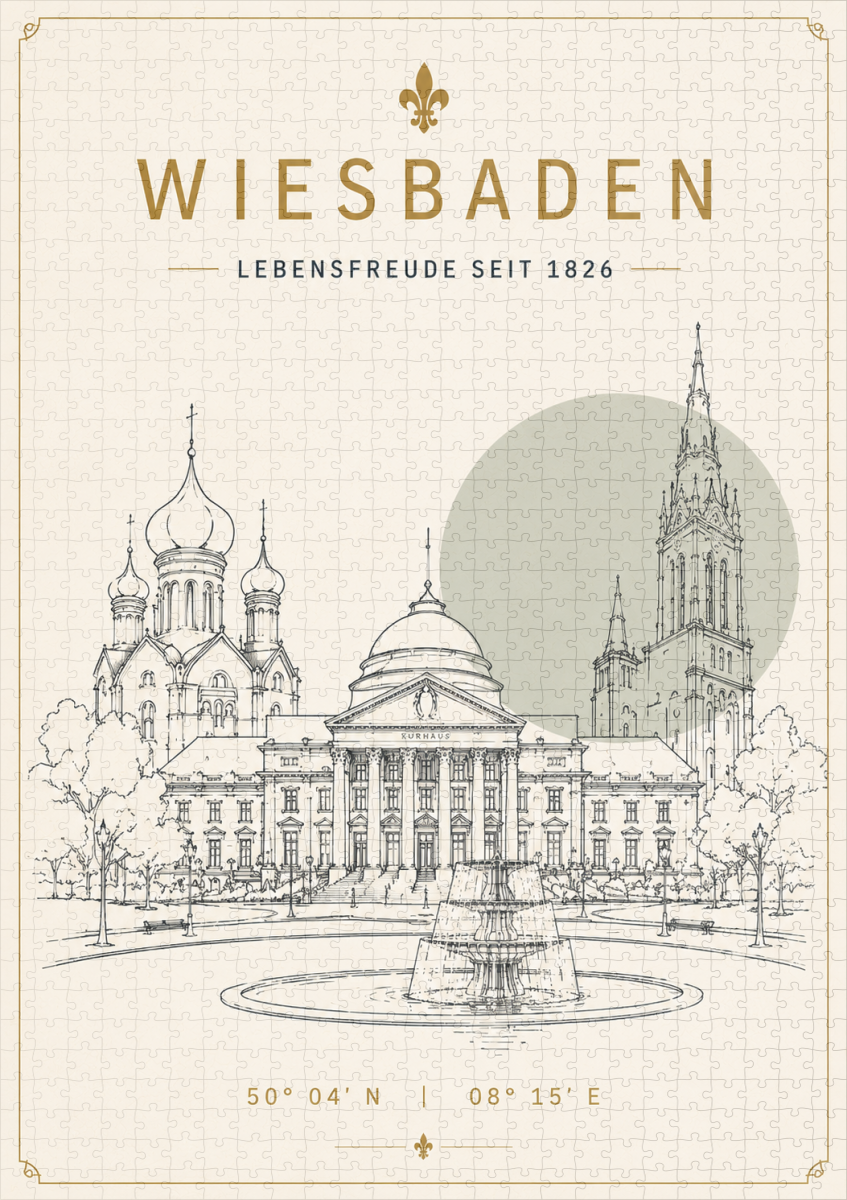 raxxa Premium-Puzzle: Wiesbaden V - immagine 2