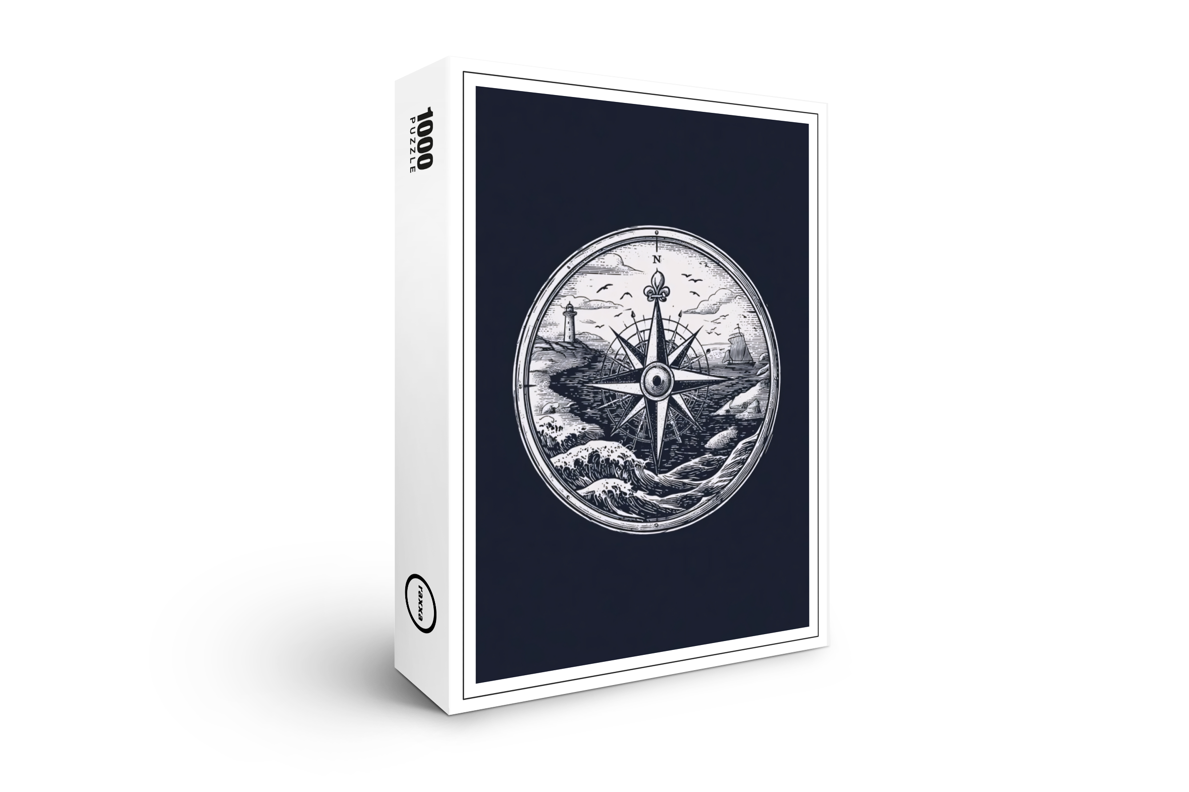 raxxa Premium-Puzzle: Kompass der Küste