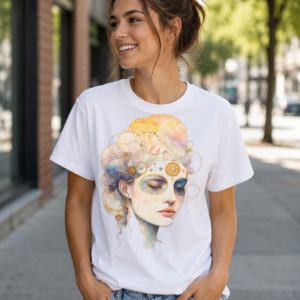 Aquarius T-Shirt – Female Zodiac Collection | Premium Unisex Softstyle Shirt