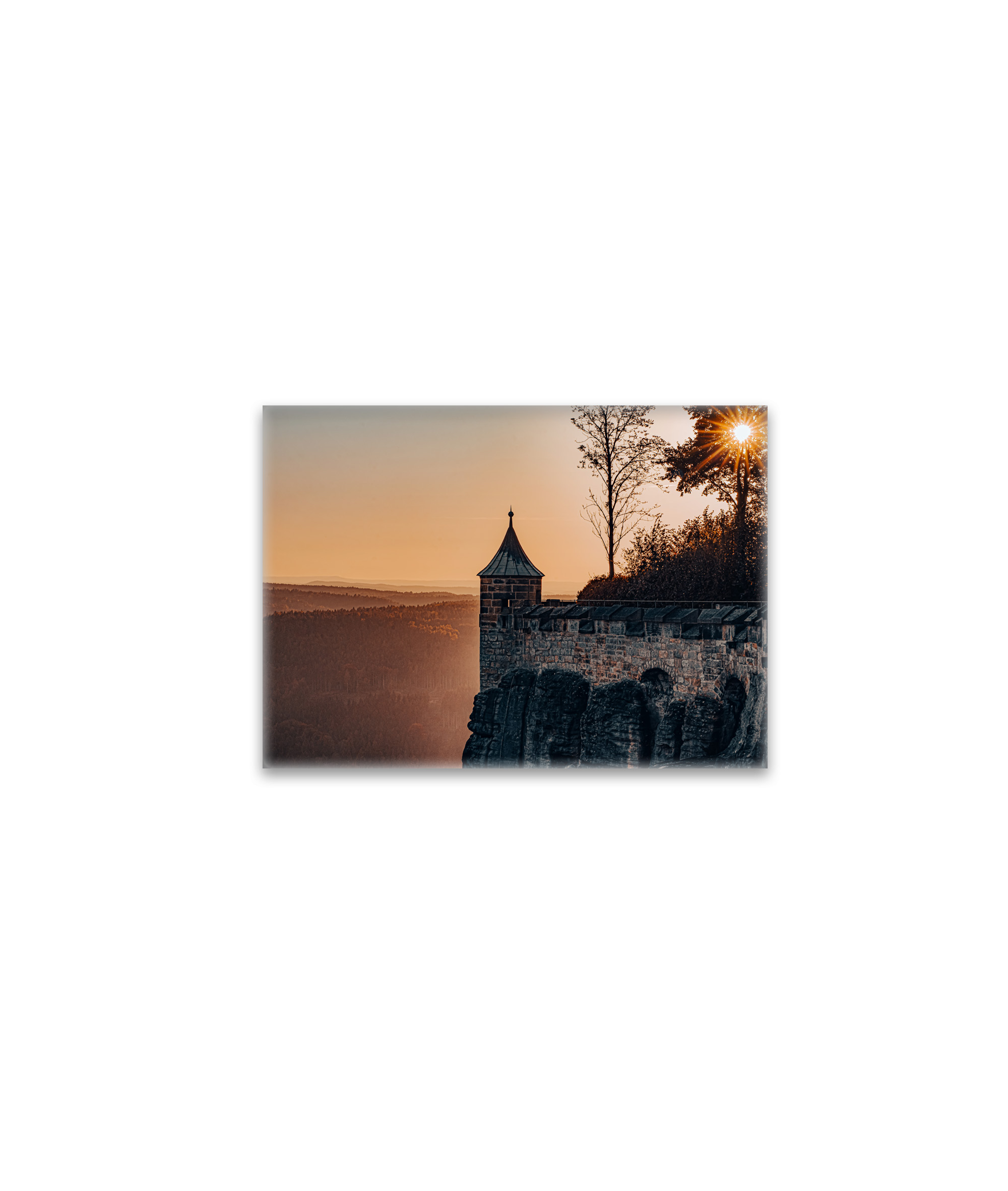 raxxa Glas-Magnet: Festung Königstein