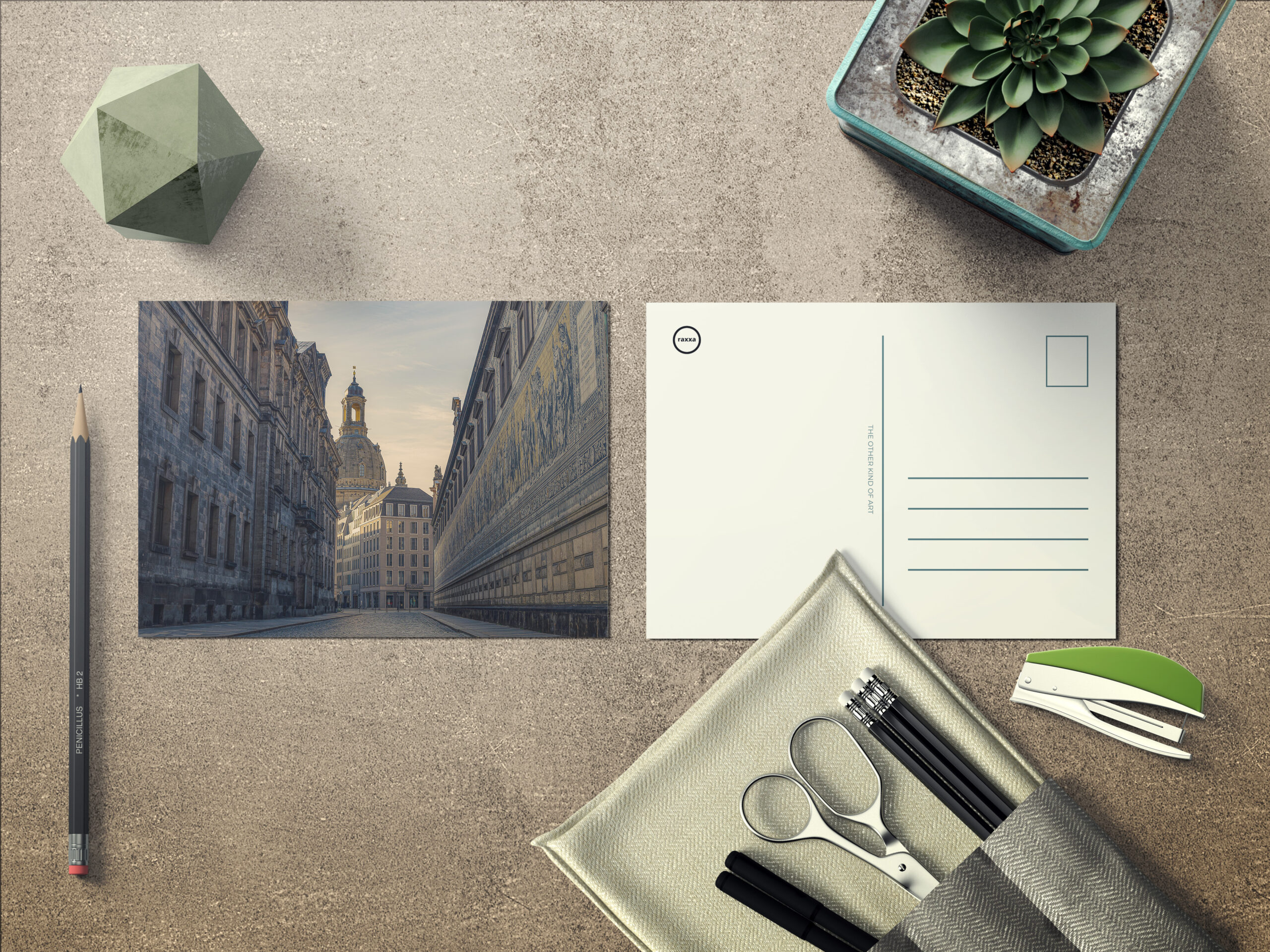 raxxa Postkarte: Frauenkirche Dresden