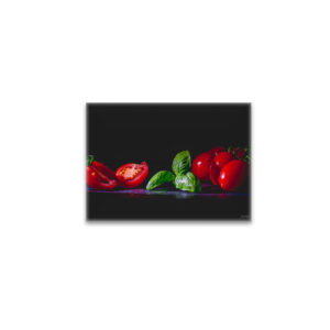 raxxa Glas-Magnet: Tomate trifft basilikum