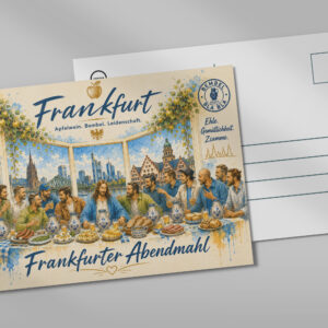 raxxa Postkarte: Frankfurter Abendmahl