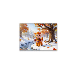 raxxa Glas-Magnet: Cute 3D Sagittarius Zodiac Character