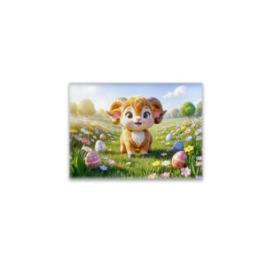 raxxa Glas-Magnet: Cute 3D Aries Zodiac Ram