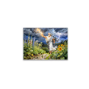 raxxa Glas-Magnet: Greek God Zeus Summer Storm