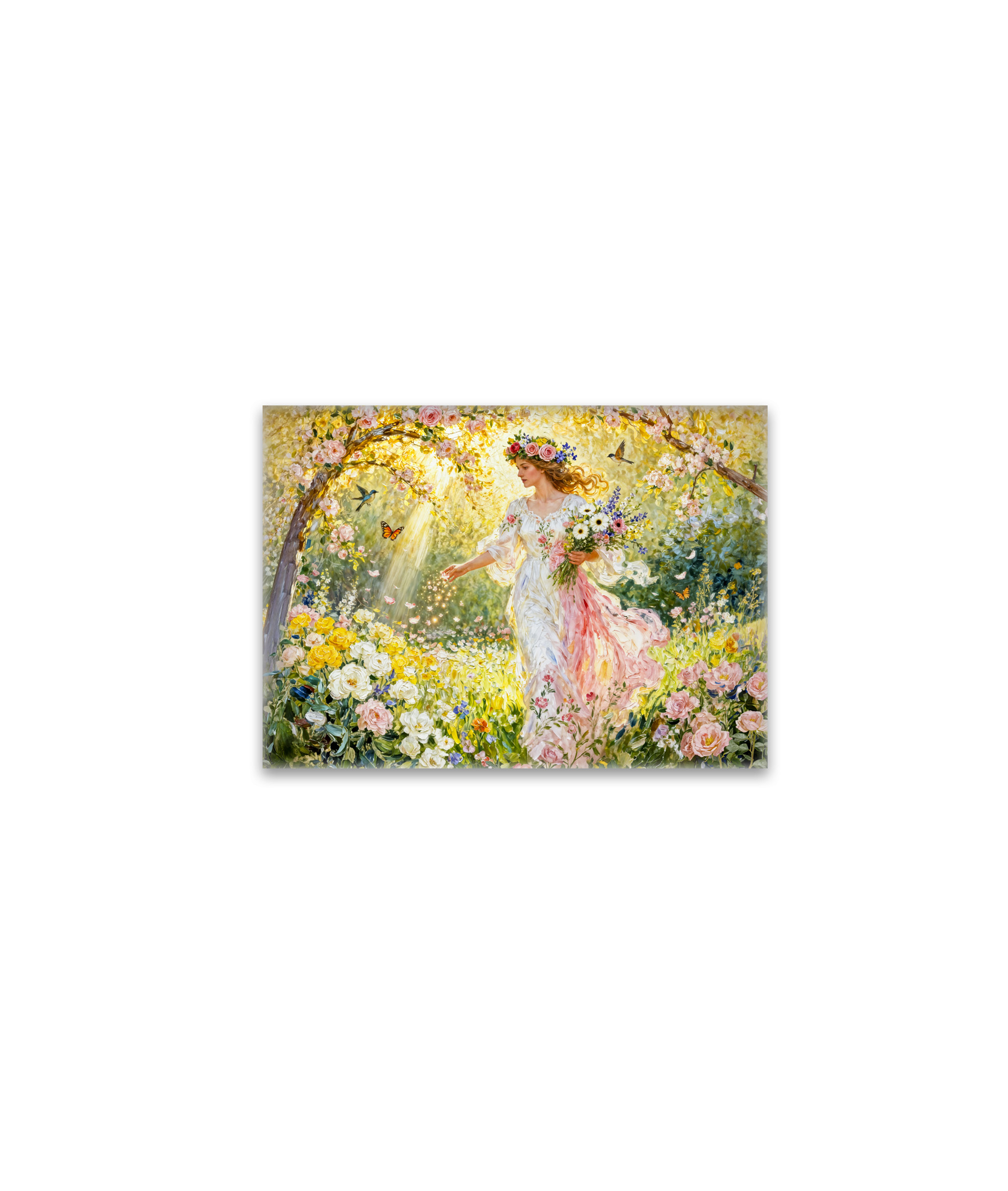 raxxa Glas-Magnet: Greek Goddess Flores in Garden
