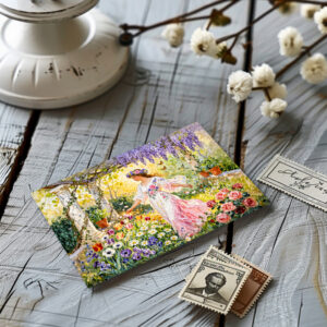 raxxa Postkarte: Greek Goddess Flora in Garden
