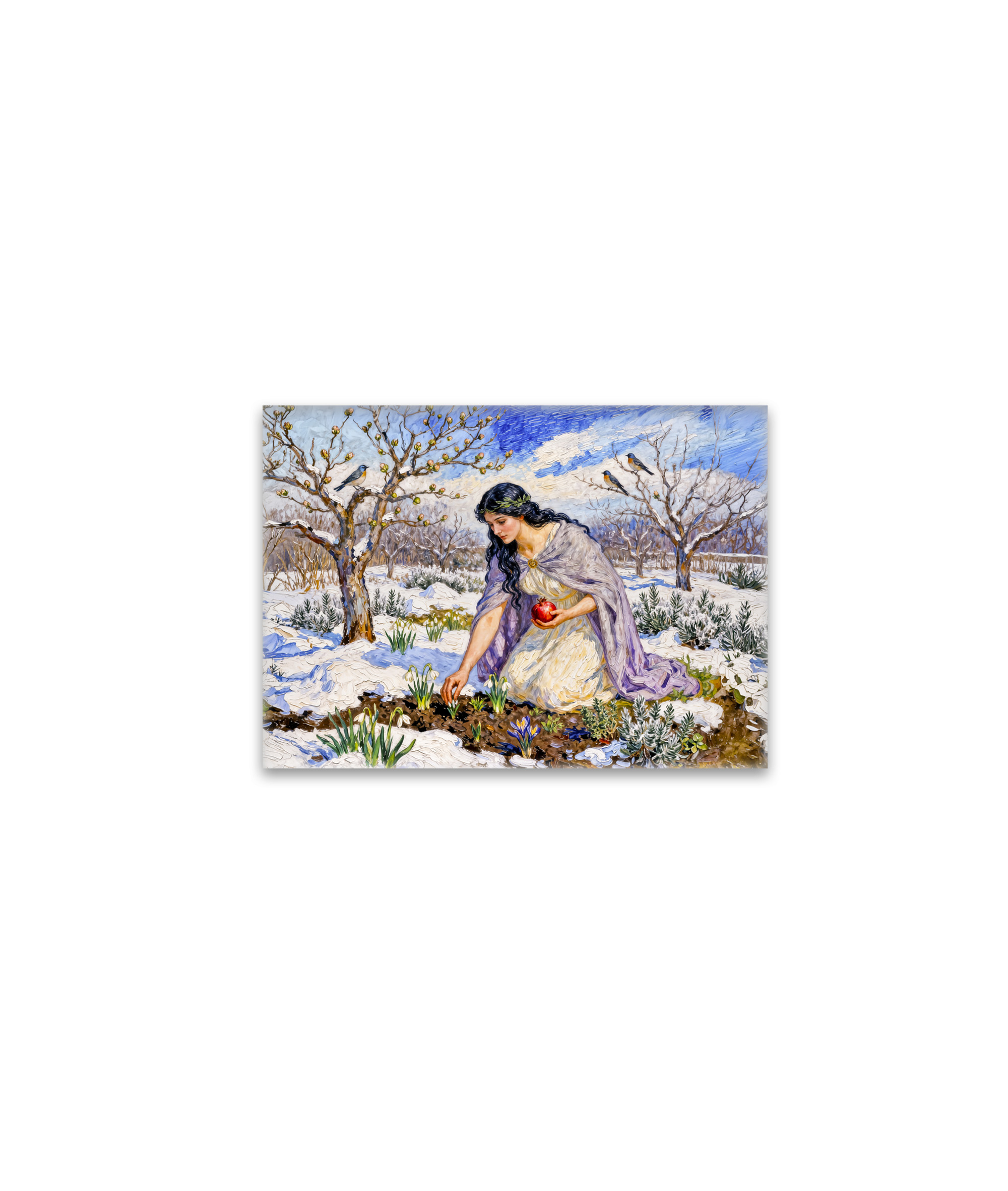 raxxa Glas-Magnet: Greek Goddess Persephone Early Spring