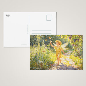 raxxa Postkarte: Greek God Eros in Garden
