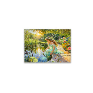 raxxa Glas-Magnet: Greek Goddess Naiade Garden Pond