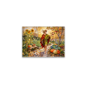raxxa Glas-Magnet: Roman God Faunus Autumn Garden