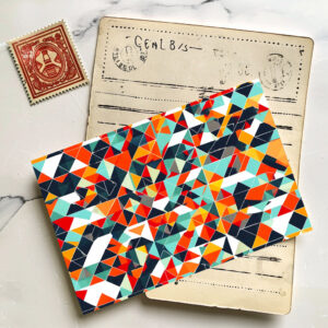 raxxa Postkarte: Dynamic Abstract Color Rays